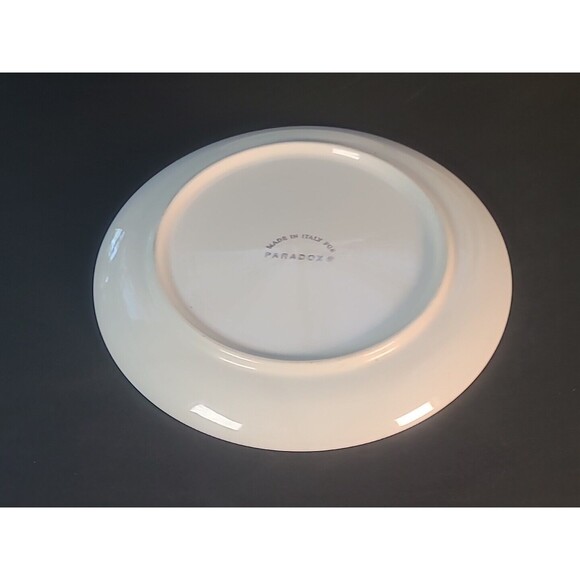 Vintage Paradox Set Of 4 Flower Dessert Plates/Salad 7" in diameter  BOHO- Italy - Picture 7 of 14